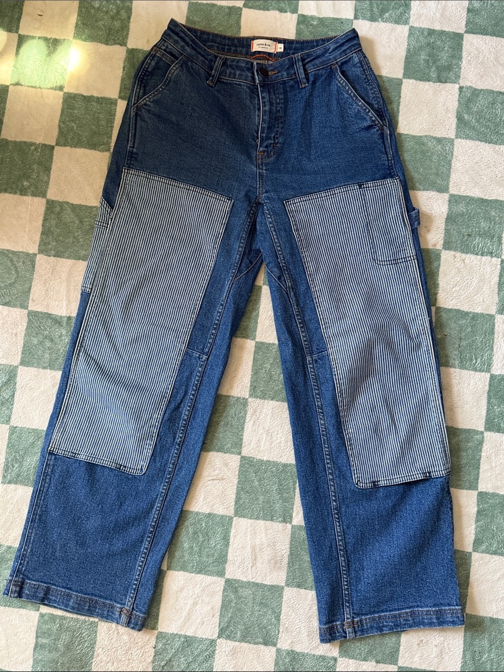 Women's Indigo Utility Jeans
• Emotional Baggage / 28